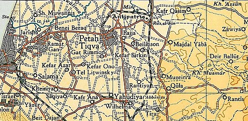 مجدل يابا 1945 1:250,000