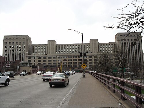 Old Chicago Main Post Office Building