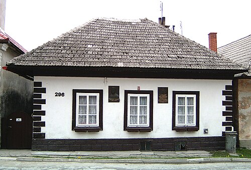 The birth house of Miloslav Schmidt in Mošovce
