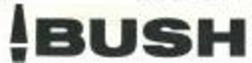 Bush logo in the 1960s. The tree icon was removed around 1970 but restored in 1981.