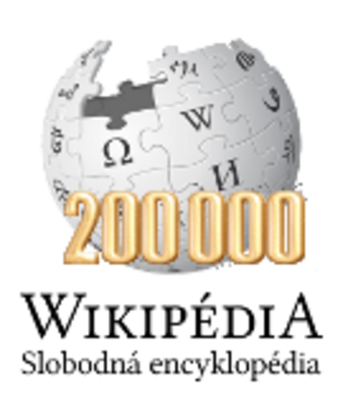 200,000 مقالة على ويكيبيديا السلوفاكية (2015)
