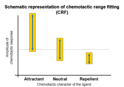 تحديد نطاق الانجذاب الكيميائي