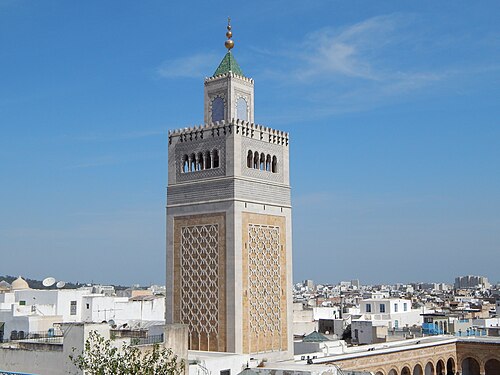المئذنة الحالية (التي بنيت عام 1894)