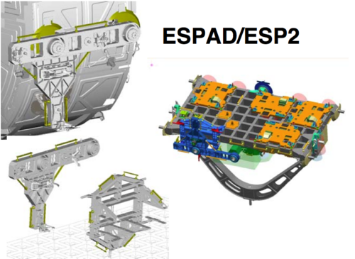 حامل ESPAD يُستخدم لتثبيت ESP-2 على Quest