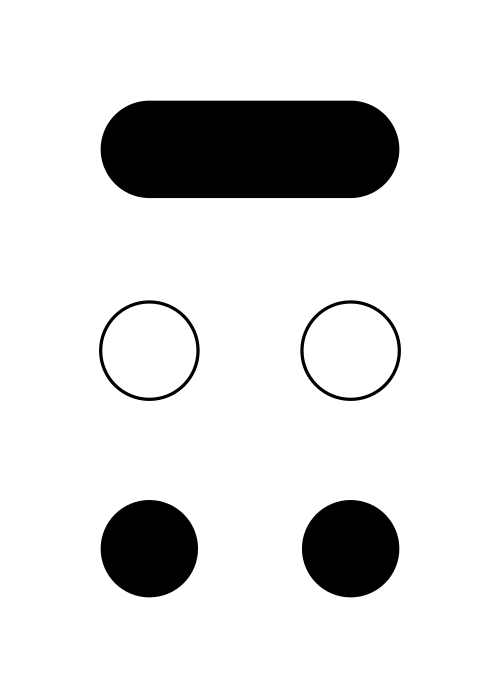 (نقاط نمط برايل - A36)