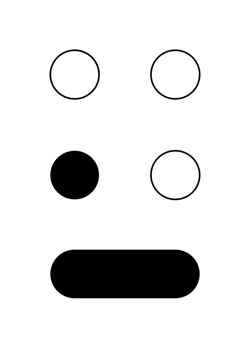 (نقاط نمط برايل - C2) (نقاط نمط برايل - C2)