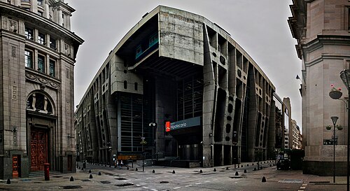 Bank of London and South America Headquarters, Buenos Aires, Argentina, by Clorindo Testa, 1966