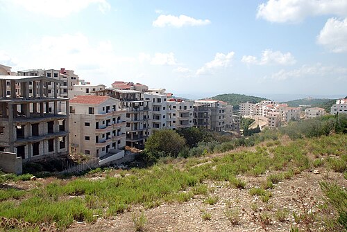The town