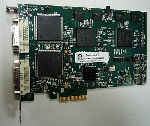 بطاقة التقاط فيديو HDMI ثنائية المنافذ PCIe (Datapath VisionRGB-E2s)