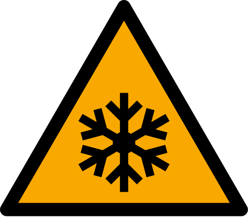 W010 – Low temperature/freezing conditions