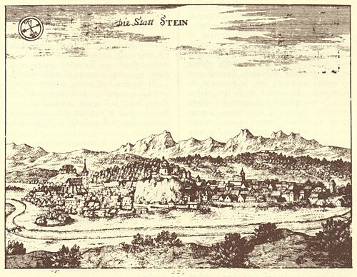 نقش نحاسي لكامنيك عام 1689