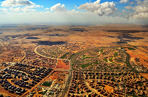 لقطة جوية لمدينة مدينتي.