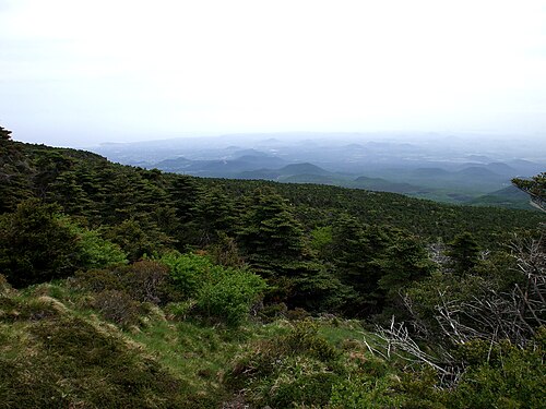 البراكين الجانبية للجبل (06/2008)