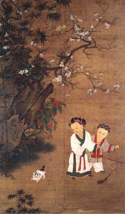Playing Children, Painting from the mid-12th century; Song dynasty.