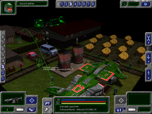 الوضع التكتيكي في لعبة UFO: Alien Invasion 2.4
