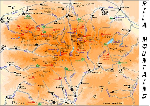 خريطة ريلا