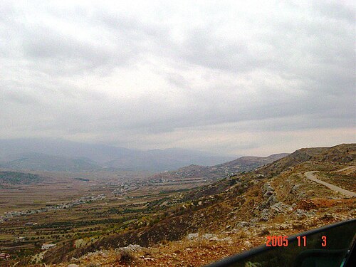 تزدهر الزراعة في الجبال الغنية بالمياه