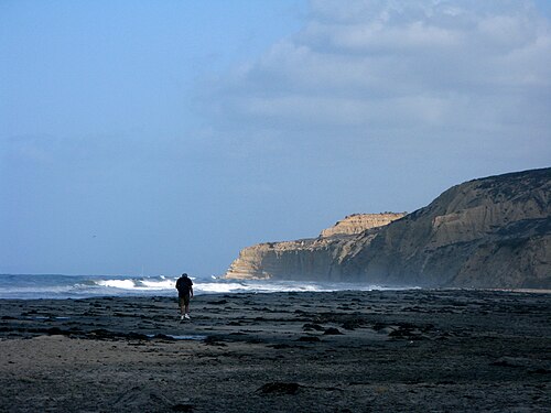 Black's Beach access from the North (Torrey Pines Beach)