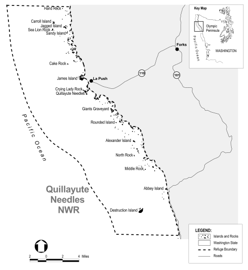 Quillayute Needles map