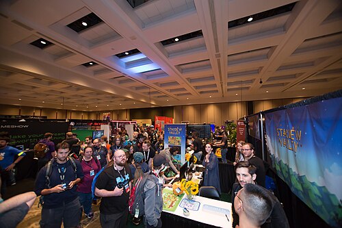 صورة لجناح لعبة Stardew Valley في معرض PAX West 2016