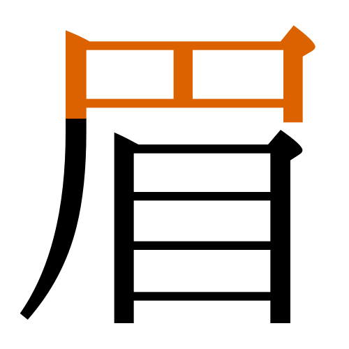 眉