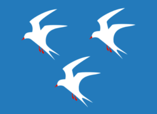 Flag of Åfjord Municipality