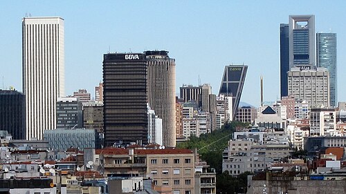 منطقتا الأعمال AZCA وCTBA في مدريد