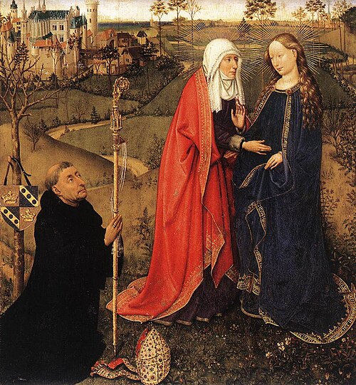 زيارة، من مذبح سانت فاست للفنان جاك داريه، 1434-1435