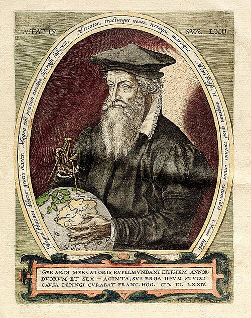 تفاصيل: صورة جيراردوس ميركاتور (1574)