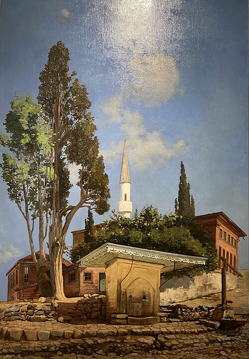 منظر طبيعي من رسم حمدي كنان (القرن التاسع عشر)