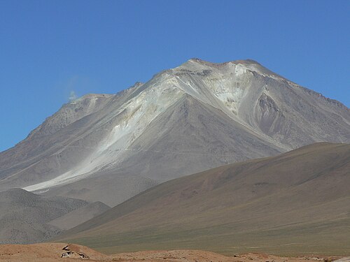 Ollagüe seen from Bolivia