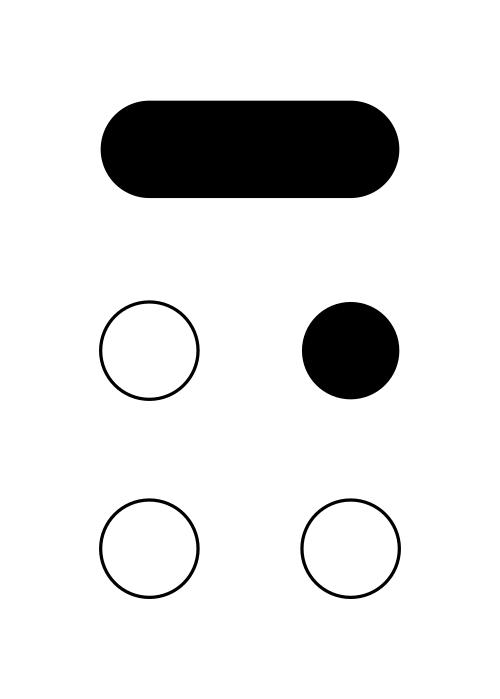(نقاط نمط برايل - A5)