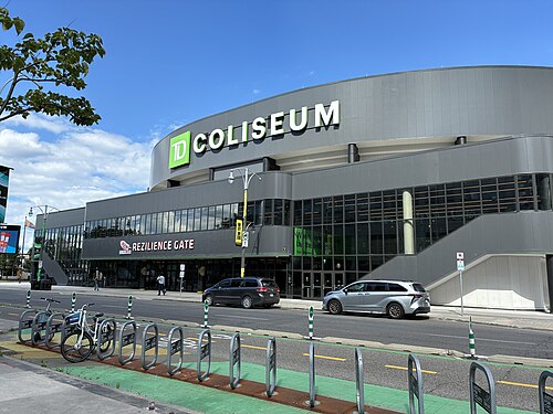 TD Coliseum by day
