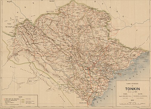 تونكين، 1890