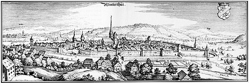 المدينة عام 1642