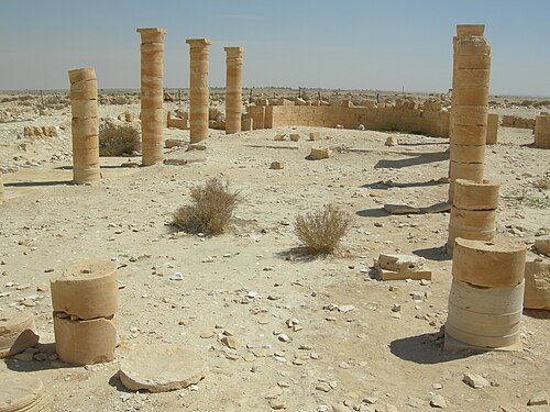 بقايا كنيسة بيزنطية في نيزانا.
