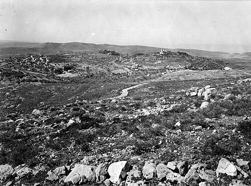 منظر لأبو غوش عام 1948