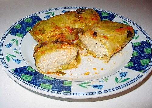 غولوبسي محشو بخليط من الأرز واللحم