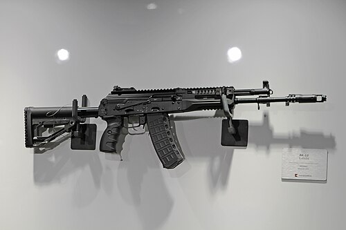 النموذج النهائي للإنتاج من بندقية AK-12 والمخصص للإنتاج الصناعي الضخم.