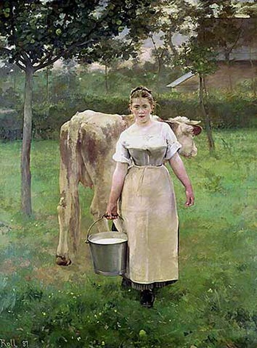 Manda Lamétrie, fermière (1887), Musée d'Orsay.