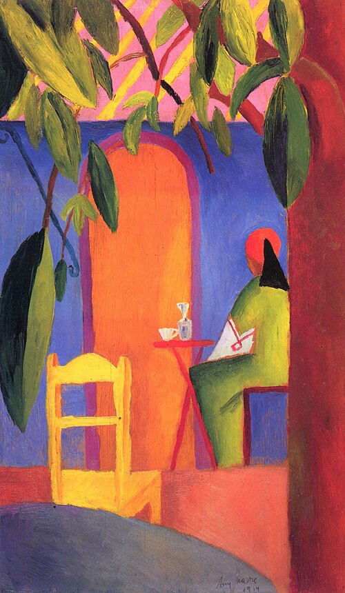 مقهى تركي، 1914، Städtische Galerie im Lenbachhaus، ميونيخ