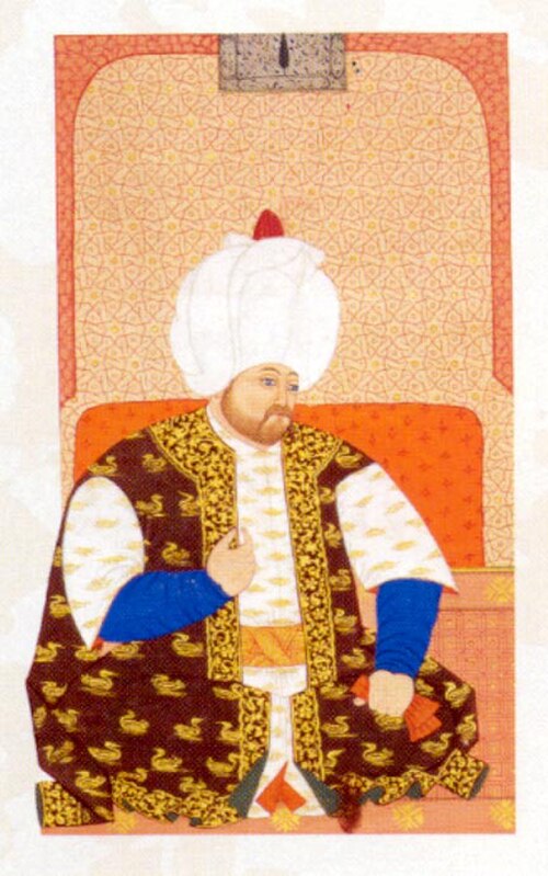 السلطان العثماني سليم الثاني، حوالي عام 1570