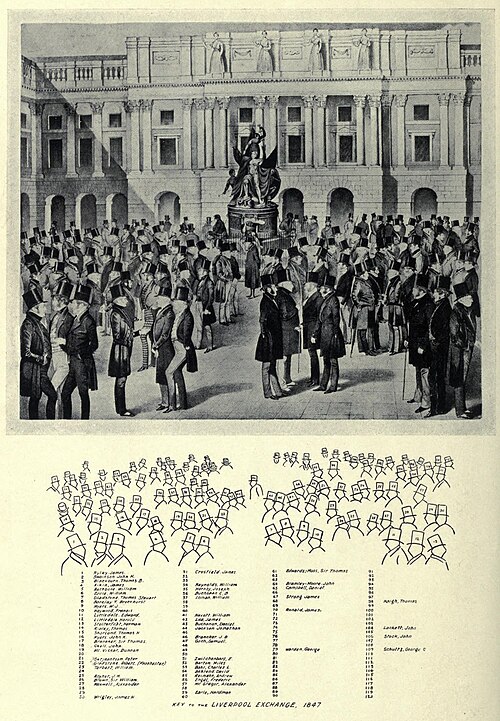بورصة ليفربول وأعضاؤها، 1847