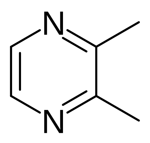2,3-ثنائي ميثيل بيرازين (موجود في السمسم المحمص)