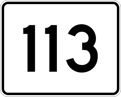 MA Route 113.svg