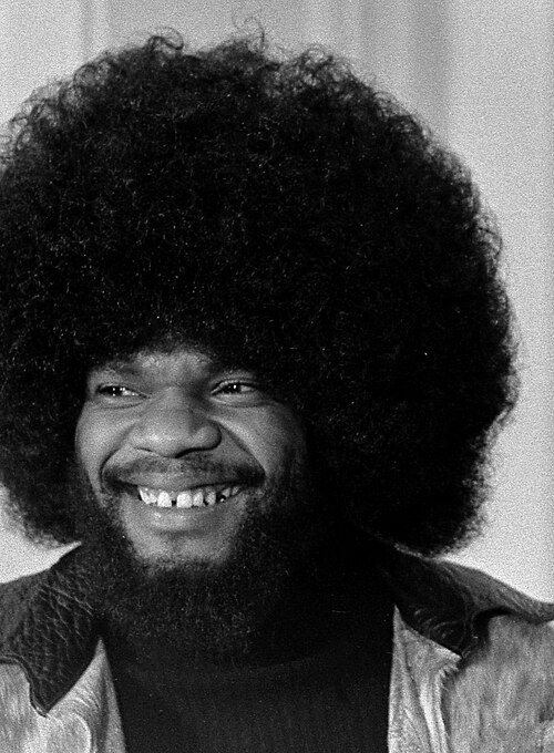 بيلي بريستون بشعر أفرو في عام 1974