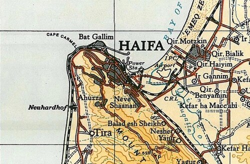 بات غاليم 1945 1:250,000