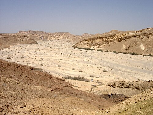 وادي في ناحال فاران، النقب، إسرائيل