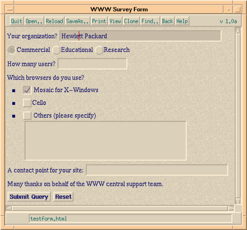 نموذج HTML