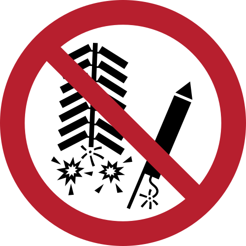 P040 – Do not set off fireworks